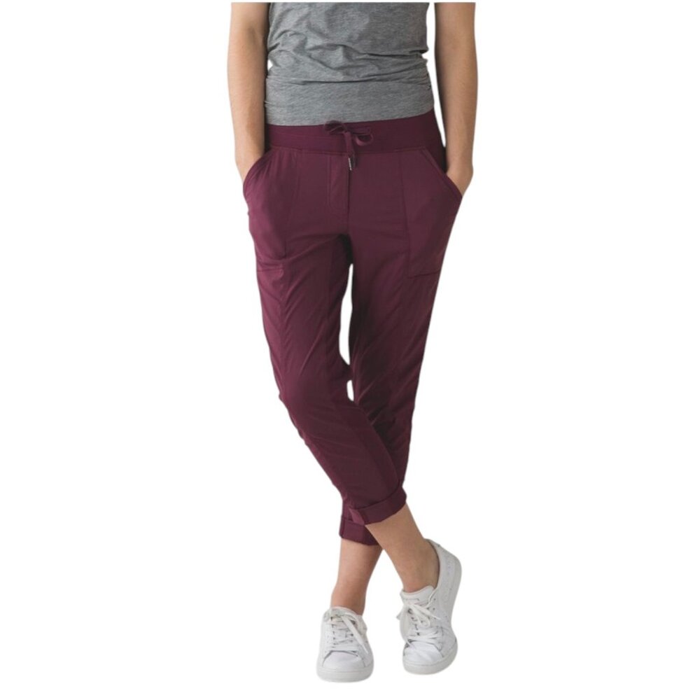 Lululemon Street To Studio Pant Red Grape